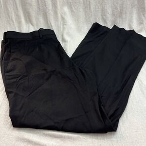 Saddlebred Men's Casual Dress Flex Pants 38x32 Flat‎ Front Career Professional